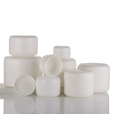 Il barattolo d'imballaggio crema bianco rotondo, crema per il corpo i barattoli cosmetici 50g