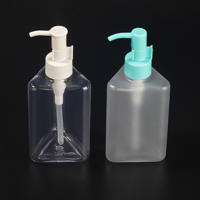 triangolo senz'aria vuoto della bottiglia della pompa 200ml trasparente per olio per capelli