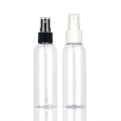 100 ml di piccolo spruzzo cosmetico imbottigliano l'ANIMALE DOMESTICO che riutilizzabile il materiale trasparente svuota