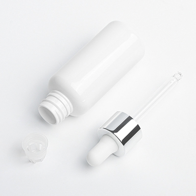 Bottiglia cosmetica d'argento 50ml del contagoccia per il diametro dell'olio essenziale 34mm