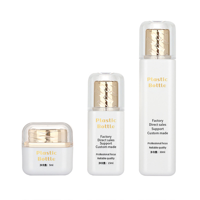 Bottiglie di profumo vuote di lusso acriliche del ODM che imballano Rose Gold 15ML 30ML