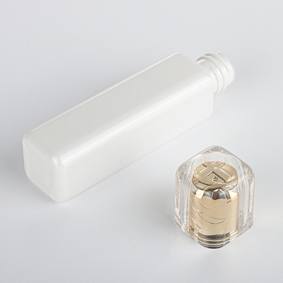Bottiglie di profumo vuote di lusso acriliche del ODM che imballano Rose Gold 15ML 30ML